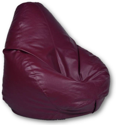 Sudesh Handloom Large Bean Bag Cover (Without Beans)(Maroon)