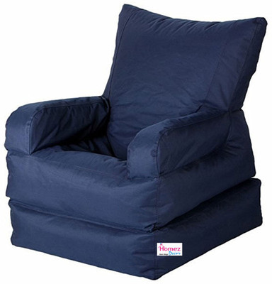 

Homez Decor XXXL Lounger Bean Bag Cover (Without Beans)(Blue)