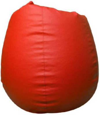 HELE XXL Tear Drop Bean Bag Cover  (Without Beans)(Red)