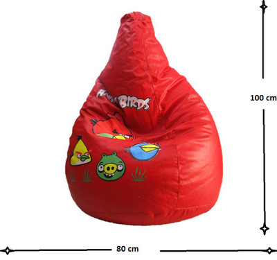 

Sudesh Handloom XL Bean Bag Cover (Without Beans)(Red, Multicolor)