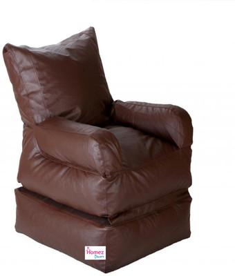 

Homez Decor XXXL Lounger Bean Bag Cover (Without Beans)(Brown)