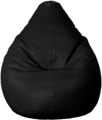 

Psygn Large Teardrop Bean Bag Cover (Without Beans)(Black)
