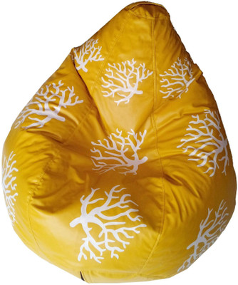

TJAR XXL Bean Bag Cover (Without Beans)(Yellow, White)