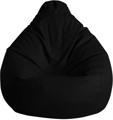 

Rooliums Large Bean Bag Cover (Without Beans)(Black)