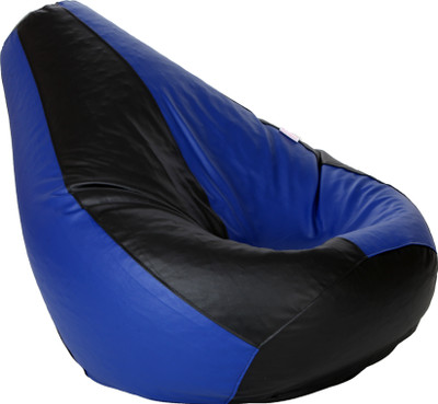 

Comfy Bean Bags XL Bean Bag Cover (Without Beans)(Blue, Black)