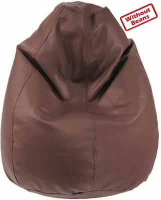 57% OFF on Fab Homez XXXL Tear Drop Bean Bag Cover (Without Beans)(Brown) 57% OFF on Fab Homez XXXL Tear Drop Bean Bag Cover (Without Beans)(Brown)