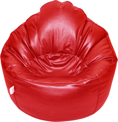 76% OFF on Zecado Medium Bean Bag Cover (Without Beans)(Red)