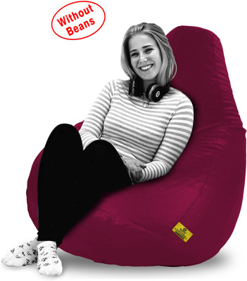 62% OFF on Dolphin Bean Bags XXXL Bean Bag Cover(Pink)