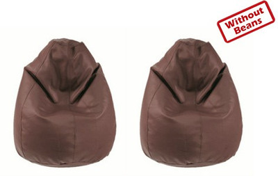 65% OFF on Fab Homez XXL Bean Bag Cover (Without Beans)(Brown) 65% OFF on Fab Homez XXL Bean Bag Cover (Without Beans)(Brown)