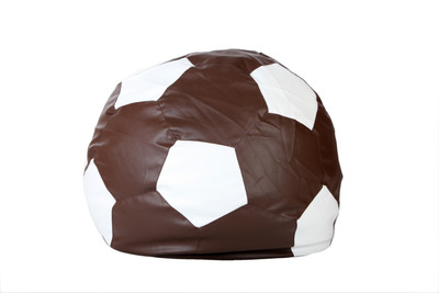 

Comfy Bean Bags XXXL Bean Bag Cover (Without Beans)(Brown, White)