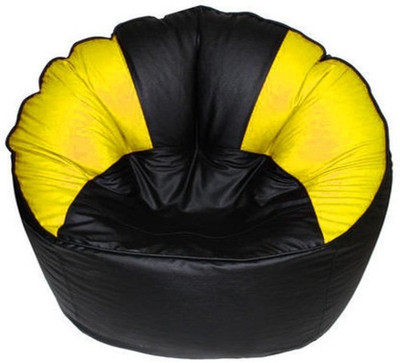 Mr.Lazy XXL Bean Bag Cover (Without Beans)(Black)