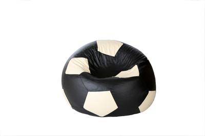 

Comfy Bean Bags XL Bean Bag Cover (Without Beans)(Black, White)