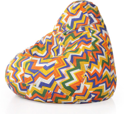 

Style Homez XXL Teardrop Bean Bag Cover (Without Beans)(Multicolor)