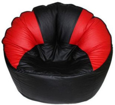 60% OFF on The Furniture Store XXXL Bean Bag Cover (Without Beans)(Black)
