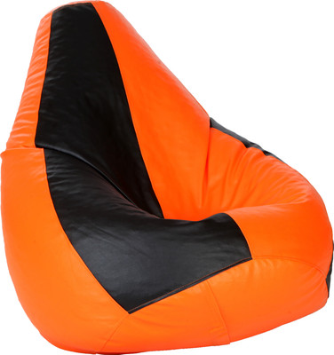 50% OFF on The Bean House XXL Teardrop Bean Bag Cover (Without Beans)(Black, Orange) 50% OFF on The Bean House XXL Teardrop Bean Bag Cover (Without Beans)(Black, Orange)