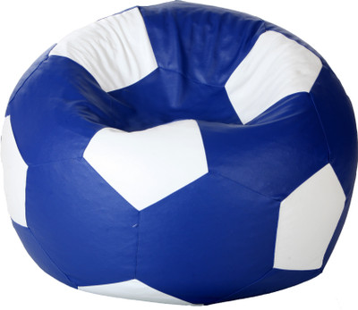 

Comfy Bean Bags XL Bean Bag Cover (Without Beans)(Blue, White)