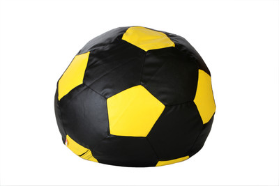 

Comfy Bean Bags XL Bean Bag Cover (Without Beans)(Black, Yellow)