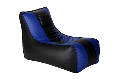 

Comfy Bean Bags Large Bean Bag Cover (Without Beans)(Black, Blue)