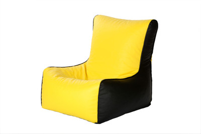 

Comfy Bean Bags XXL Bean Chair Cover (Without Beans)(Yellow, Black)