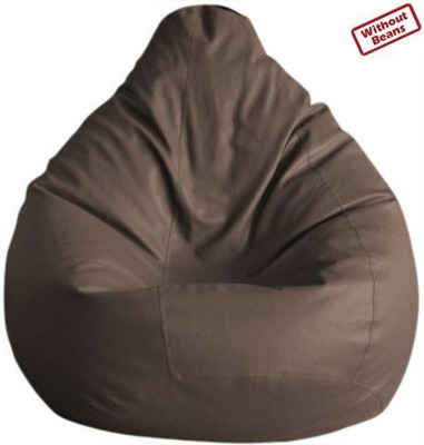 60% OFF on Fab Homez XXXL Tear Drop Bean Bag Cover (Without Beans)(Brown) 60% OFF on Fab Homez XXXL Tear Drop Bean Bag Cover (Without Beans)(Brown)