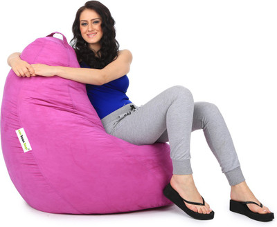

Can bean bags XXXL Bean Bag Cover (Without Beans)(Purple)