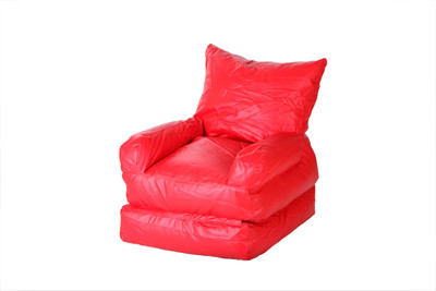 

Comfy Bean Bags Large Lounger Bean Bag Cover (Without Beans)(Red)