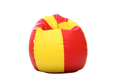 

Comfy Bean Bags XL Bean Bag Cover (Without Beans)(Red, Yellow)
