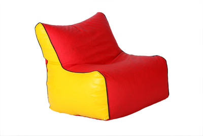 

Comfy Bean Bags XXL Bean Chair Cover (Without Beans)(Red, Yellow)