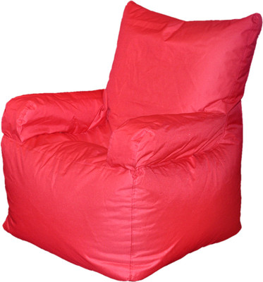 

Comfy Bean Bags XXXL Bean Chair Cover (Without Beans)(Red)