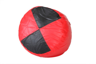

Comfy Bean Bags XL Bean Bag Cover (Without Beans)(Black, Red)