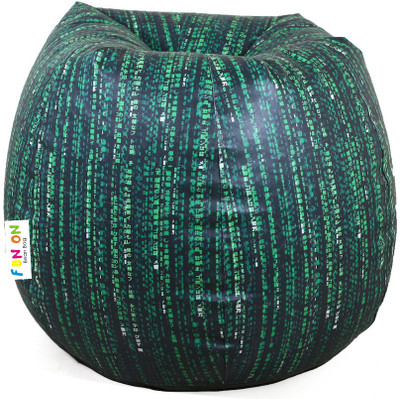 Fun ON XXL Tear Drop Bean Bag Cover (Without Beans)(Multicolor)