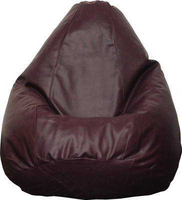 Fat Finger XXXL Bean Bag Cover (Without Beans)(Brown)