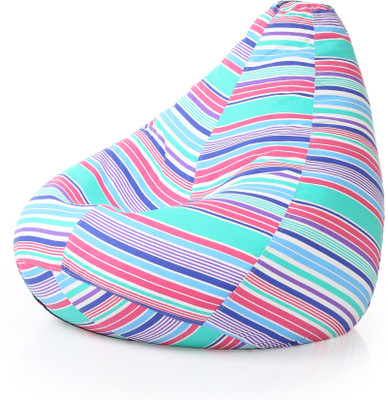 

Style Homez XXL Teardrop Bean Bag Cover (Without Beans)(Multicolor)