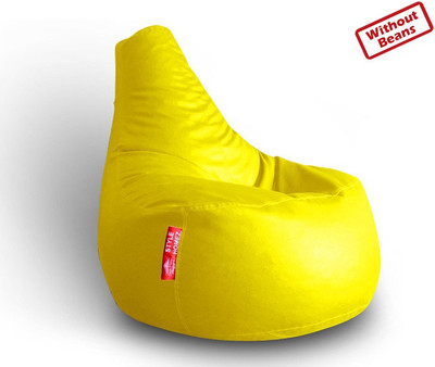 54% OFF on STYLE HOMEZ XXL Tear Drop Bean Bag Cover (Without Beans)(Yellow) 54% OFF on STYLE HOMEZ XXL Tear Drop Bean Bag Cover (Without Beans)(Yellow)