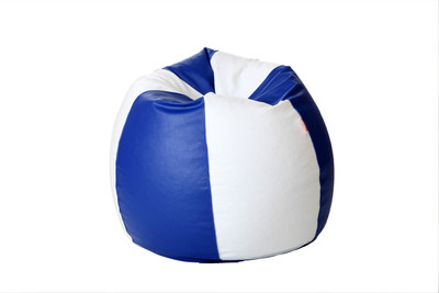 

Comfy Bean Bags XXXL Teardrop Bean Bag Cover (Without Beans)(Blue, White)