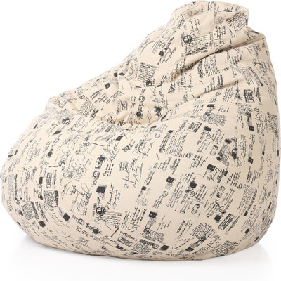 

Style Homez XXL Teardrop Bean Bag Cover (Without Beans)(Multicolor)