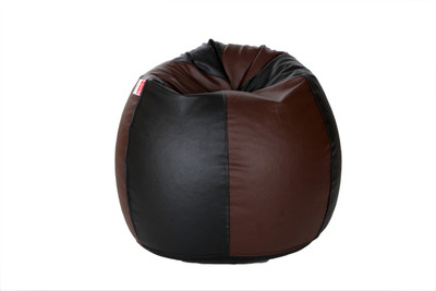 

Comfy Bean Bags XXL Bean Bag Cover (Without Beans)(Brown, Black)