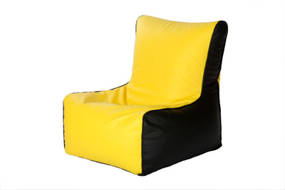 

Comfy Bean Bags XL Bean Chair Cover (Without Beans)(Yellow, Black)