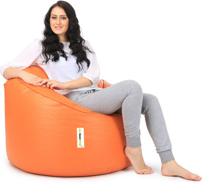 

Can bean bags XXXL Bean Bag Cover (Without Beans)(Orange)