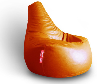 STYLE HOMEZ XXL Gamer Teardrop Bean Bag  With Bean Filling(Tan)