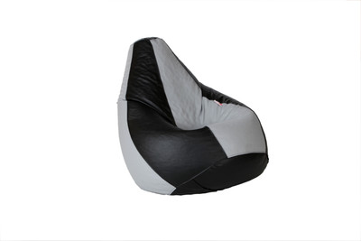

Comfy Bean Bags XL Bean Bag Cover (Without Beans)(Black, Grey)