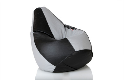 

Comfy Bean Bags XL Bean Bag Cover (Without Beans)(Black, Grey)