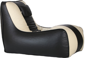 

Comfy Bean Bags Large Lounger Bean Bag Cover (Without Beans)(Multicolor)