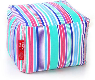 Style Homez Large Bean Bag Cover (Without Beans)(Multicolor)