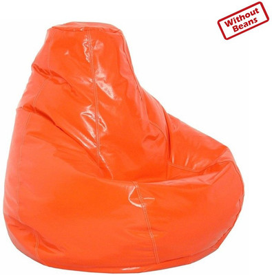 67% OFF on Fab Homez XXXL Teardrop Bean Bag Cover (Without Beans)(Orange)