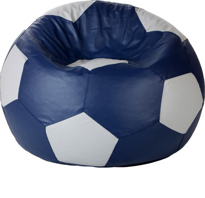 

Comfy Bean Bags XXL Bean Bag Cover (Without Beans)(Blue, White)