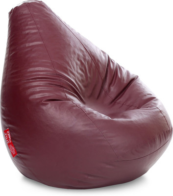 Style Homez XXXL Teardrop Bean Bag Cover  (Without Beans)(Maroon) at flipkart