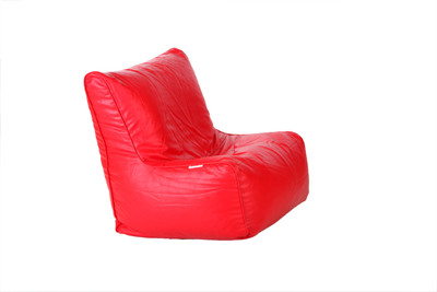 

Comfy Bean Bags XL Bean Chair Cover (Without Beans)(Red)