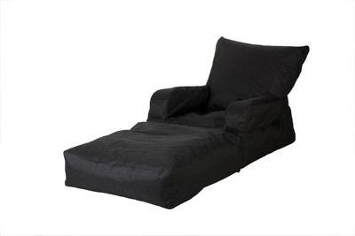 

Comfy Bean Bags Large Lounger Bean Bag Cover (Without Beans)(Black)