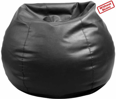 54% OFF on Fab Homez XXL Tear Drop Bean Bag Cover (Without Beans)(Black) 54% OFF on Fab Homez XXL Tear Drop Bean Bag Cover (Without Beans)(Black)